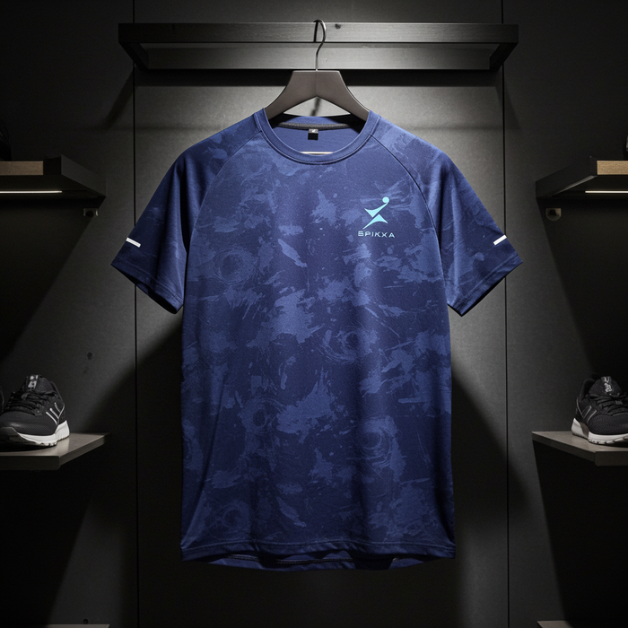Men's Performance Training Tee - VEXON Flex for Ultimate Comfort and Quick-Dry - SPIKXA -
