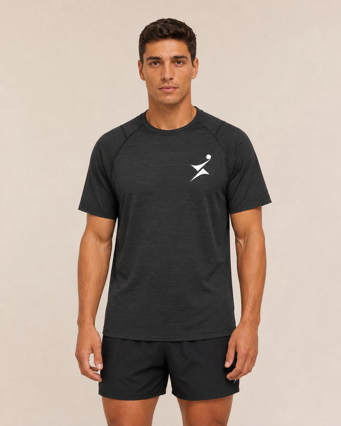 SPIKXA Men’s Featherlight Quick-Dry Gym & Training T-Shirt