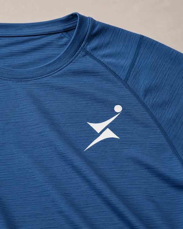 SPIKXA Men’s Featherlight Feel Quick-Dry Gym & Training T-Shirt – Blue - SPIKXA -