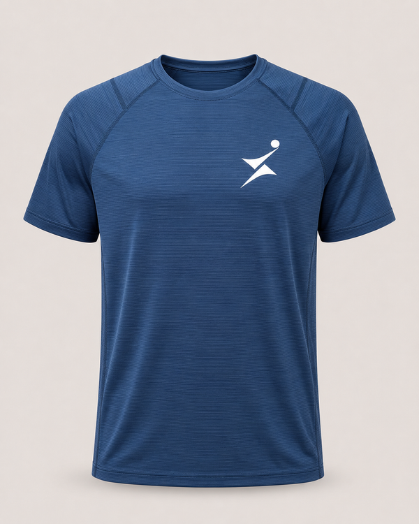 SPIKXA Men’s Featherlight Feel Quick-Dry Gym & Training T-Shirt – Blue - SPIKXA -