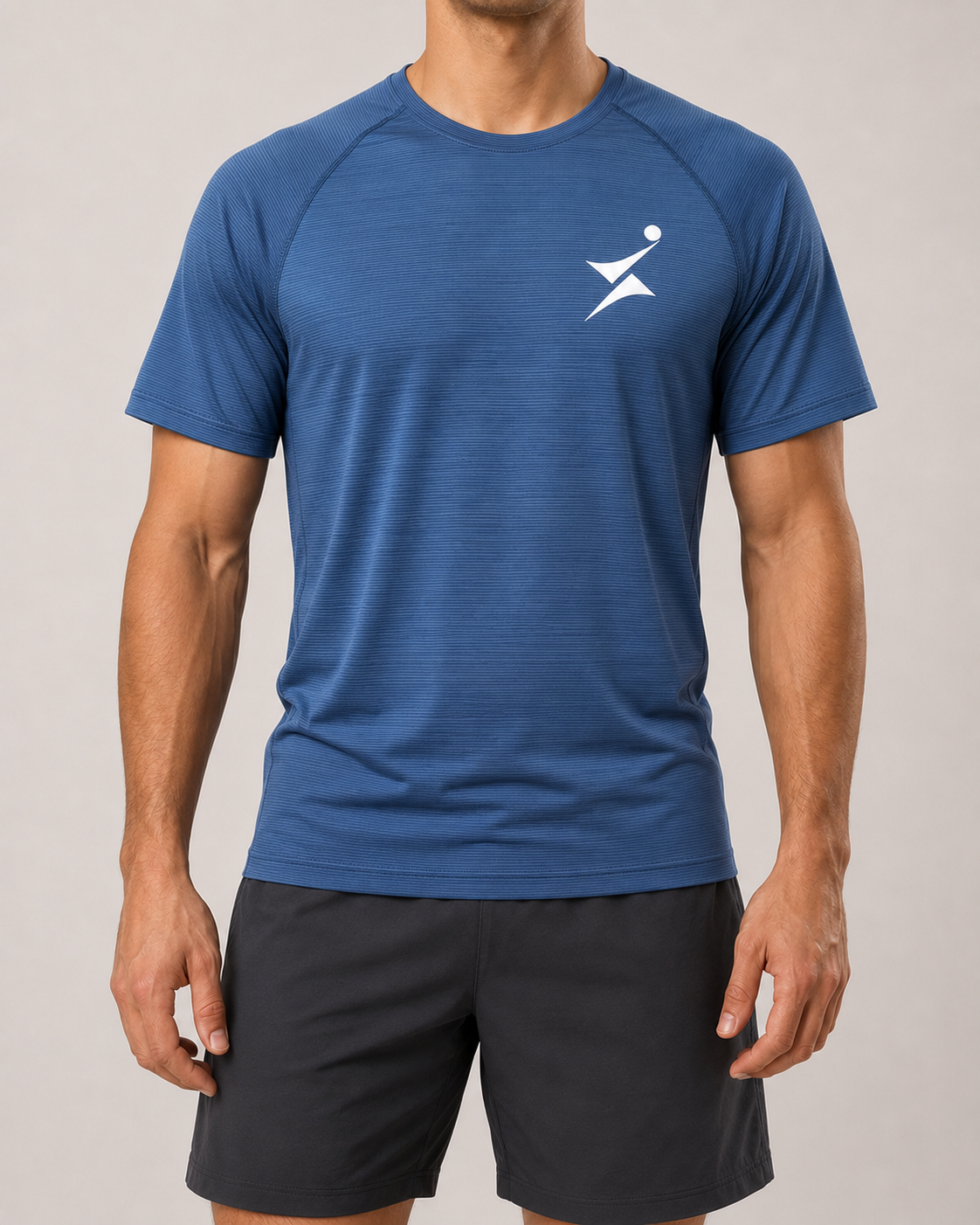 SPIKXA Men’s Featherlight Feel Quick-Dry Gym & Training T-Shirt – Blue - SPIKXA -