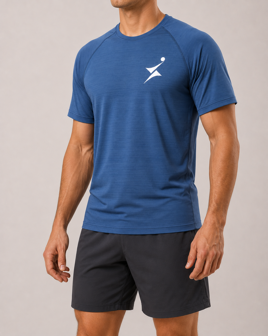 SPIKXA Men’s Featherlight Feel Quick-Dry Gym & Training T-Shirt – Blue - SPIKXA -